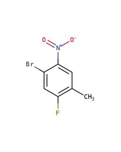 Astatech 1-BROMO-5-FLUORO-4-METHYL-2-NITROBENZENE, 95.00% Purity, 1G